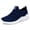 Blue, variant on Breathable Woven Women's Shoes, Convenient Elastic Shoelaces, No Tying, Soft Sole, Strong Support, No Pressure, Meet Daily/Commuting/Light Walking Needs