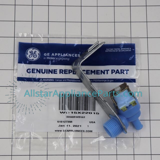 GE Dishwasher Water Inlet Valve WD15X28379