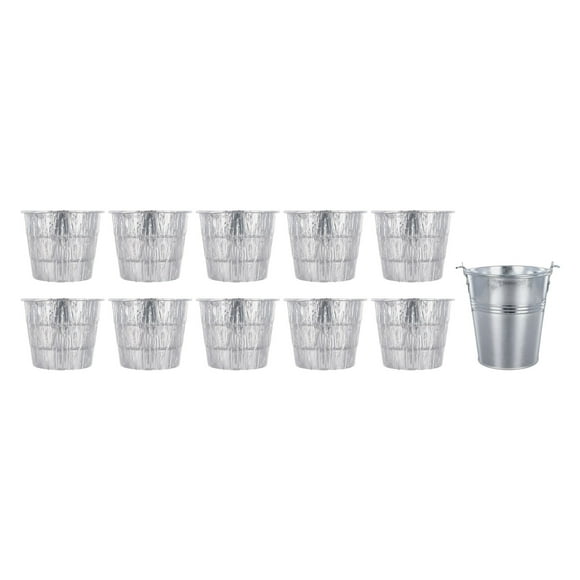 Mosiee Bbq Pellet Grill Aluminum Foil Grease Bucket Lined Outdoor Bbq For Traeger New