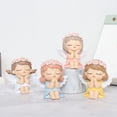 thumbnail image 5 of Adorno de ángel de resina en miniatura para tarta, figura para interior de coche, manualidades, decoración de escritorio para el hogar, regalo, 5 of 5