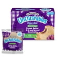 thumbnail image 3 of Smucker’s Uncrustables Reduced Sugar Peanut Butter & Grape Spread Sandwiches, 4 Count, 2 oz Each, Frozen, 3 of 13