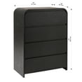 thumbnail image 7 of Better Homes & Gardens Juliet 4-Drawer Dresser, Rich Black Finish, 7 of 7