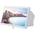 thumbnail image 3 of 12 Inch Mobile Phone 3D Magnifier Smartphone Magnifying Glass, Magnifier Screen, Magnifying Glass 3D Movie Video Screen Amplifier Protect Eyes with Cleaning Cloth for iPhone (Black), 3 of 8