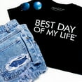 thumbnail image 2 of Best Day Of My Life Crew Neck T-Shirt Boot Socks 456123, 2 of 6