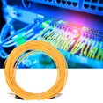thumbnail image 3 of Cable de conexión de fibra óptica monomodo FC/UPC a FC/UPC de 10 m, color amarillo, 3 of 8