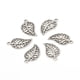 thumbnail image 1 of 50 piezas, pulsera, collar, decoración de hojas, decoración de hojas, artesanía DIY, colgante, adorno, fabricación de joyas, accesorios Ropa, zapatos y accesorios Miscelánea Plata antigua Minnieouse  AP018194-02, 1 of 6