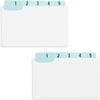 2 Sets Daily Index Card Dividers with UV Laminated Tabs, Numbers 1-31, 3.5 x 5 in.