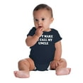 thumbnail image 6 of Dont Make Me Call My Uncle Romper Boys or Girls Infant Baby Brisco Brands 6M, 6 of 7