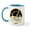 White/Blue Inside, variant on CafePress - Night Flight/Pekingese Mug - 11 oz Ceramic Mug - Novelty Coffee Tea Cup