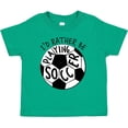 thumbnail image 3 of Inktastic I'd Rather Be Playing Soccer Boys or Girls Toddler T-Shirt, 3 of 5