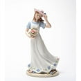 thumbnail image 3 of Ceramic Lady Figurine with Flower Basket 10 Inch  Nature, 3 of 3