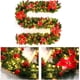 thumbnail image 2 of Guirnalda colgante de Navidad, decoración de ratán con luz LED para pared de puerta (rojo) Likrtyny Para estrenar, 2 of 8