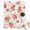 Pioneer Flower Floral, variant on Pioneer Flower Floral Print Pattern Blanket,Comfortable Soft Lamb Wool Throw Blanket,All Season,Warm Lightweight Blankets for Sofa Bed Couch Living Room Chair,30"x40"