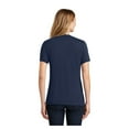 thumbnail image 2 of Port & Company Ladies Core Blend Comfortable Short Sleeve T-Shirt Navy 3X-Large, 2 of 6