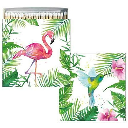 

Paperproducts Design - Match Box Set of 2 - Tropical Flamingo & Hummingbird