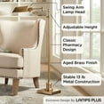 thumbnail image 4 of Regency Hill, Jenson Swing Floor Lamp, Brass, 4 of 10