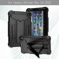 thumbnail image 2 of Epicgadget Case for Amazon Fire 7 (12th Gen, 2022 Release) 7" Display - Heavy Duty Hybrid Case Cover with Kickstand + 1 Fire 7 Inch (2022) Screen Protector and 1 Stylus (Black/Black), 2 of 5
