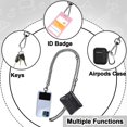 thumbnail image 3 of Correa de teléfono con cartera XANGNIER ajustable antirrobo negra, 3 of 7