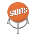 thumbnail image 5 of Trademark Gameroom Pheonix Suns Fade Chrome Ribbed Barstool, 5 of 5