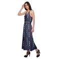 thumbnail image 4 of Moomaya WoMen's Sleeveless Maxi Dress With Trim Lace Spaghetti Strap Summer Wear, 4 of 6