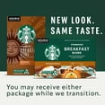 thumbnail image 2 of Starbucks Medium Roast K-Cup Coffee Pods — Breakfast Blend For Keurig Brewers — 1 Box (10 Pods), 2 of 3