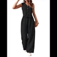 thumbnail image 1 of Conjuntos de 2 Piezas para Mujer: Chaleco de , Conjuntos Casuales Elegantes, Pantalones de Pierna , Trajes. Negro S, 1 of 7