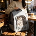 thumbnail image 6 of Pet Carrier Bag Handheld Crossbody Airline Approved Up for Cats and Dogs Up 2 In1 Cats Carrier Bag Foldable Lightweight Pet Soft Cat Carrier Dog Carrier Travel Kitten Carrier More Colors, 6 of 7
