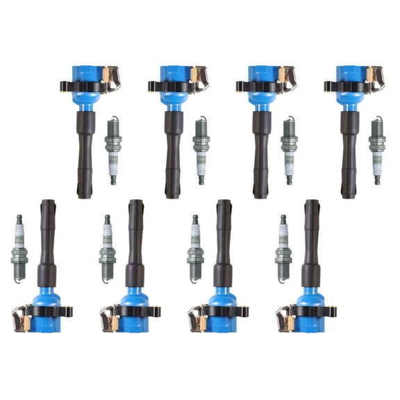 Performance Ignition Coil and NGK Platinum Spark Plug Compatible with BMW 325i 328i UF354