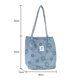 thumbnail image 5 of Bolso Mano Retro Estético Con Cara para Colegiala (azul Claro), 5 of 9