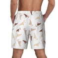 thumbnail image 4 of Uemuo Leopard Print Pattern Mens Swim Trunks Quick Dry Board Shorts with Mesh Lining, Stretch Beach Shorts Quick Dry No-Chafing Board Shorts-XX-Large, 4 of 9