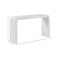 thumbnail image 3 of Meridian Furniture Toulon White Oak Veneer Console Table, 3 of 7