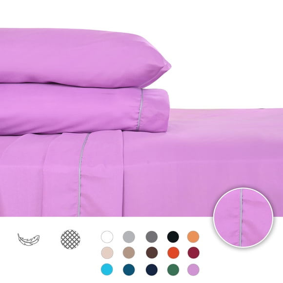 Juego de Sábanas Matrimonial 2800 Hilos Extra Suave Premium Lisa Soft Nature