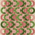 thumbnail image 1 of Ahgly Company Machine Washable Indoor Square Transitional Chestnut Red Area Rugs, 8' Square, 1 of 7