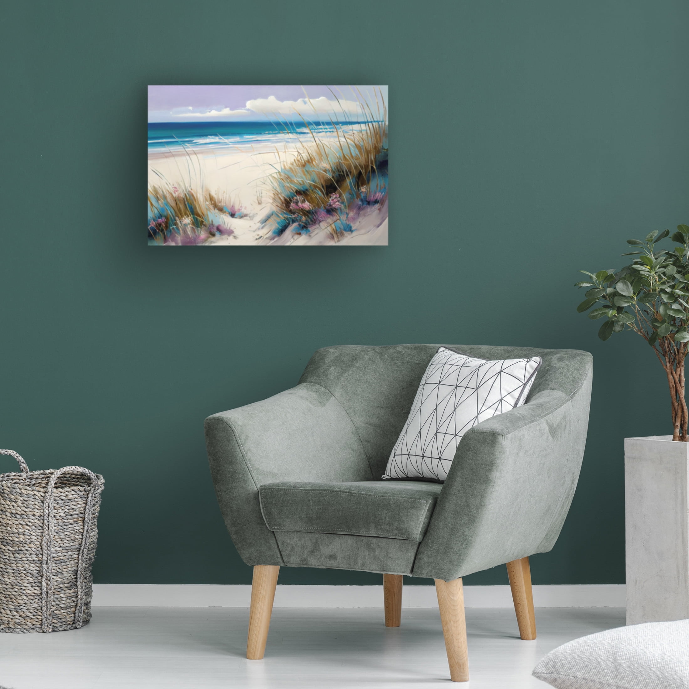 Canvas Wall Art - Sasha 'Euphoria VIII' Wall Art for Living Room, Bedroom, or Office Décor by Trademark Fine Art - 19 x 12 Inches