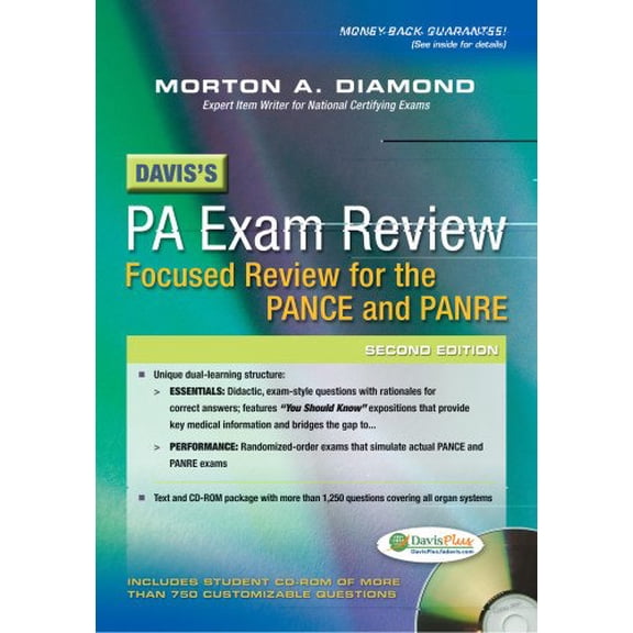 Pre-Owned Davis's PA Exam Review: Focused Review for the PANCE and PANRE, 9780803629516, 0803629516, Paperback, Second edition