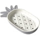 thumbnail image 1 of Organizador de cocina elegante con drenaje, soporte para esponja y jabón en forma de piña en color gris claro, 1 of 4
