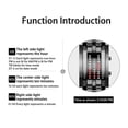 thumbnail image 6 of Binary Red LED Digital Watch Waterproof Mens Classic Creative Fashion Plated Wrist Watches, 6 of 8