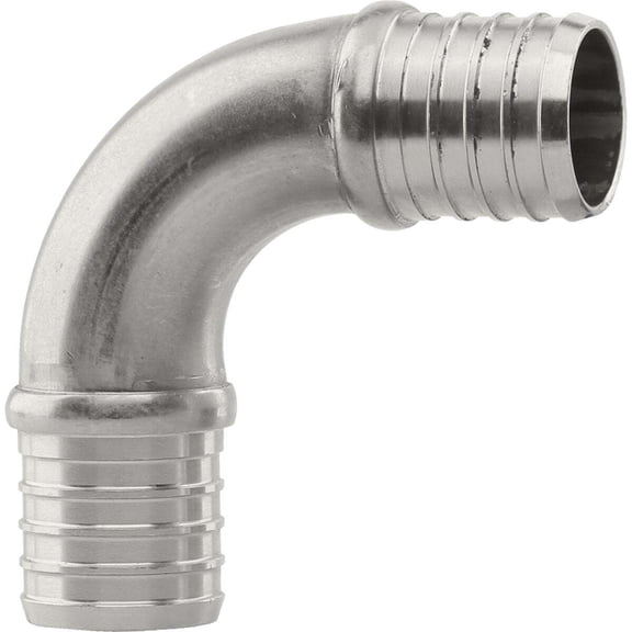 Plumbeeze PEX Elbow 90 Degree Stainless Steel Fitting - 1 In
