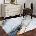 thumbnail image 3 of Gray Marble Runner Rug 2.7x5 FT, Non Slip Entryway Carpet, Modern Ink Painting Art Abstract Washable Soft Floor Carpet Entrance Mat Non-Shedding Throw Rug for Hallway Laundry Room Bedside, 3 of 9