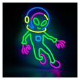 thumbnail image 1 of Letrero De Neón De Astronauta Alienígena Con Luz Colorida Regulable Para Habitación De Los Niños Dormitorio Fiesta De Cumpleaños O Decoración 40cmx29.7cm, 1 of 7