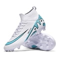 thumbnail image 3 of Zapatos de fútbol femenino para hombres césped tacos de fútbol alto top zapatos de fútbol zapatillas, 3 of 8