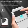 thumbnail image 5 of Compatible with Google Pixel 8 Pro Case with Slide Camera Cover, Google Pixel 8 Pro Phone Case with Stand Shockproof Hard PC Cases (White), 5 of 14