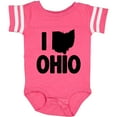thumbnail image 3 of Inktastic I Love Ohio with State Silhouette Boys or Girls Baby Bodysuit, 3 of 5