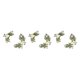 thumbnail image 2 of Conjunto de letreros de flores de imitación Ounissouiy hipoalergénico color Blanco, 2 of 6