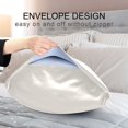 thumbnail image 4 of Yayeee Pillowcase Queen Size Set of 2 Satin Wrinkle Resistant Pillow Case, Cartoon Flowers, 4 of 7