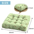 thumbnail image 7 of Fresh Avocado Print Cushion&nbsp;– 22x22 Inch Square Floor Pillow, Dutch Velvet, Healthy Fruit Aesthetic for Meditation, Yoga & Balcony, 7 of 7