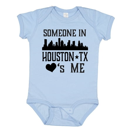 

Inktastic Houston Texas Someone Loves Me Skyline Gift Baby Boy or Baby Girl Bodysuit