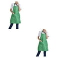 thumbnail image 2 of Guardoinrt 12pcs/set Quick-drying And Stylish Adjustable Cotton Linen Kitchen Chef Bib green 2Set, 2 of 6
