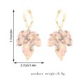 thumbnail image 3 of Pendientes para mujer, regalos para mujer, pendientes de moda para mujer, pendientes con forma de hoja, joyas para mujer, regalos, pendientes de moda., 3 of 5