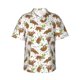 thumbnail image 1 of Fotbe Cute Sloth Camisa Hawaiana para Hombre Unisex – Camisa Casual de Verano con Botones de Manga Corta de Algodón y Lino,Small, 1 of 7